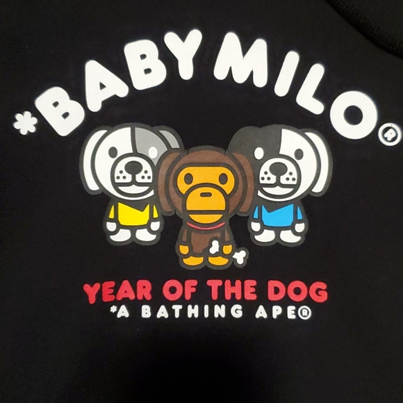 Baby Milo Year of the Dog Hoodie - Picture 2 of 12